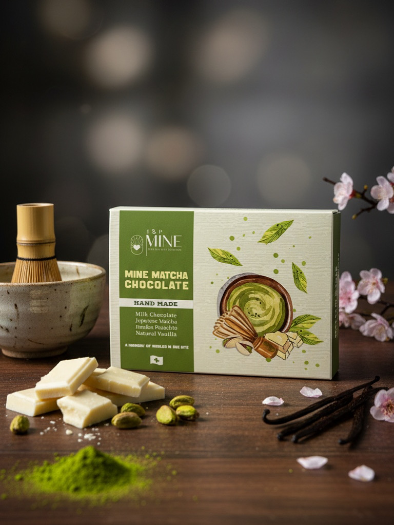 شکلات شیری ماچا ماین