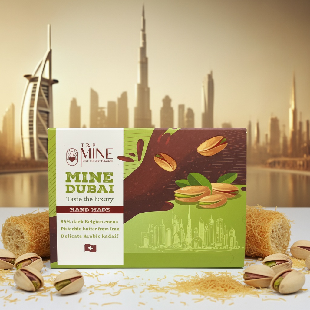 دبی چاکلت لقمه ای ماین